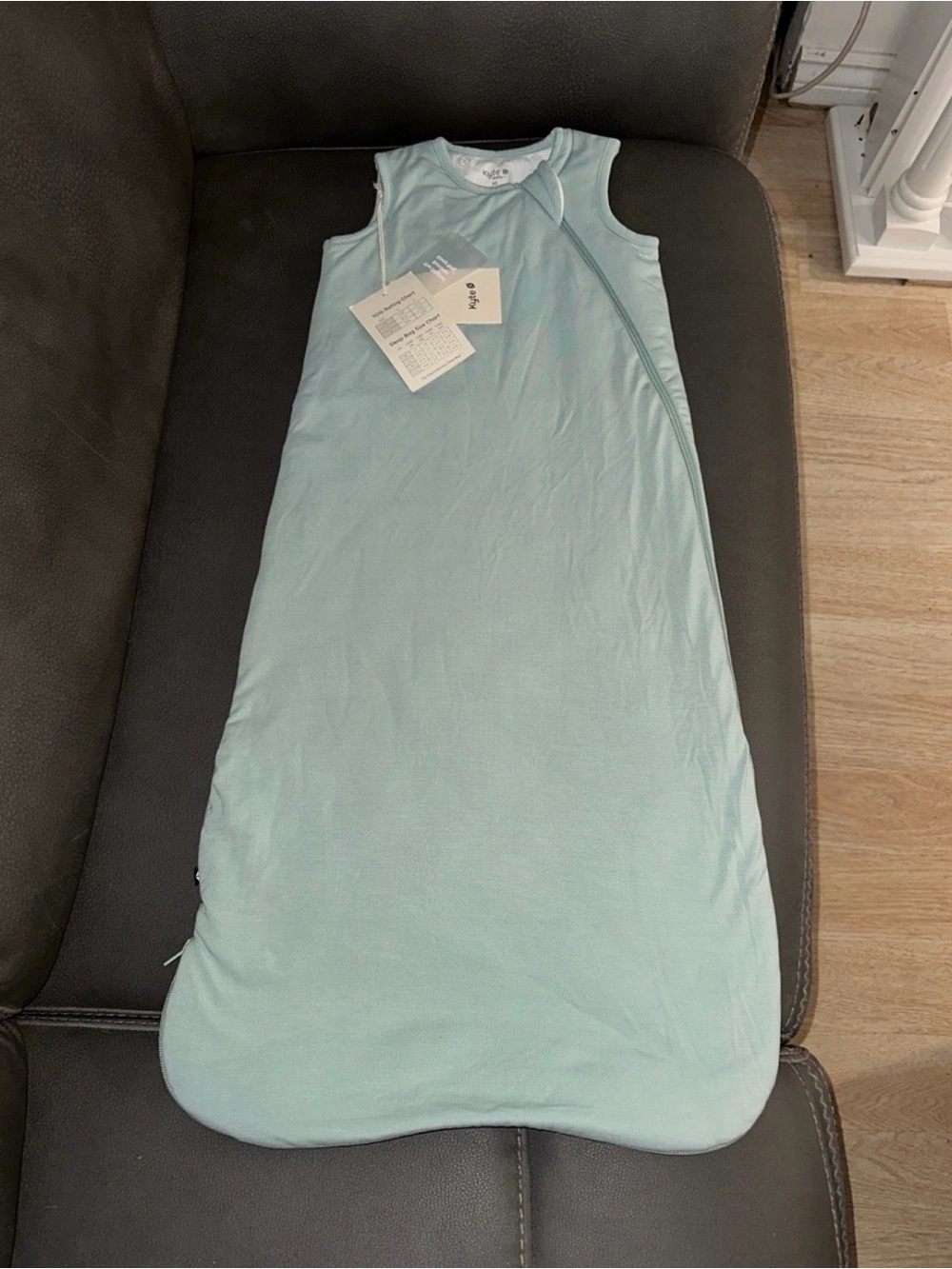 Kyte Baby Sleep Bag Slate Size M 1.0 TOG Bamboo Sleep Sack NEW